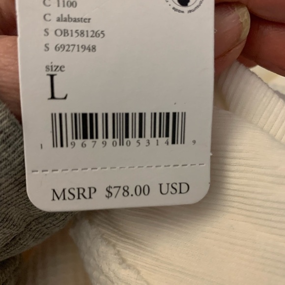 New with tags Free People alabaster thermal - Picture 14 of 16